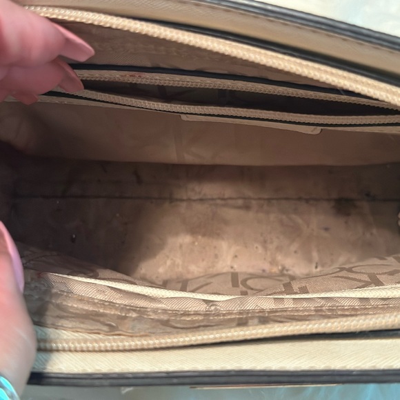 Michael Kors gunmetal gray metallic tote - Picture 5 of 6